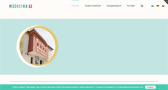 Desktop Screenshot of medicinaklinika.hu